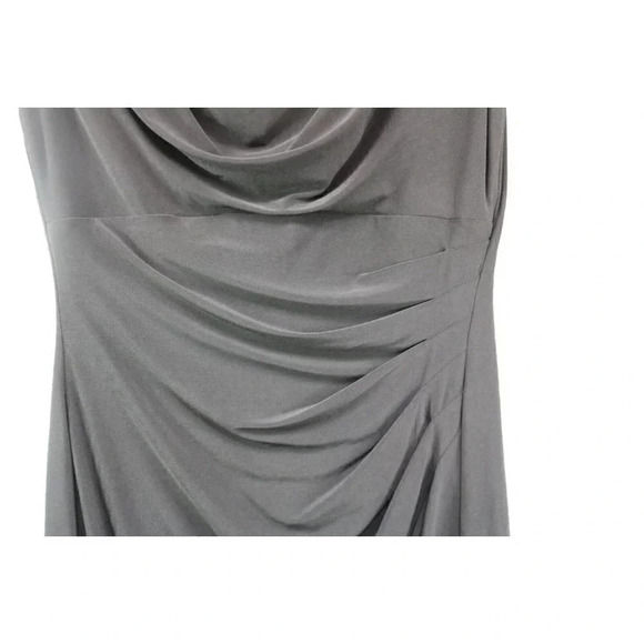 Lauren Ralph Lauren Black Ruched Dress-Size 6-Great Condition - Picture 4 of 8